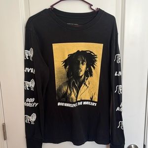 AMERICAN EAGLE X BOB MARLEY Mens small graphic long sleeve shirt